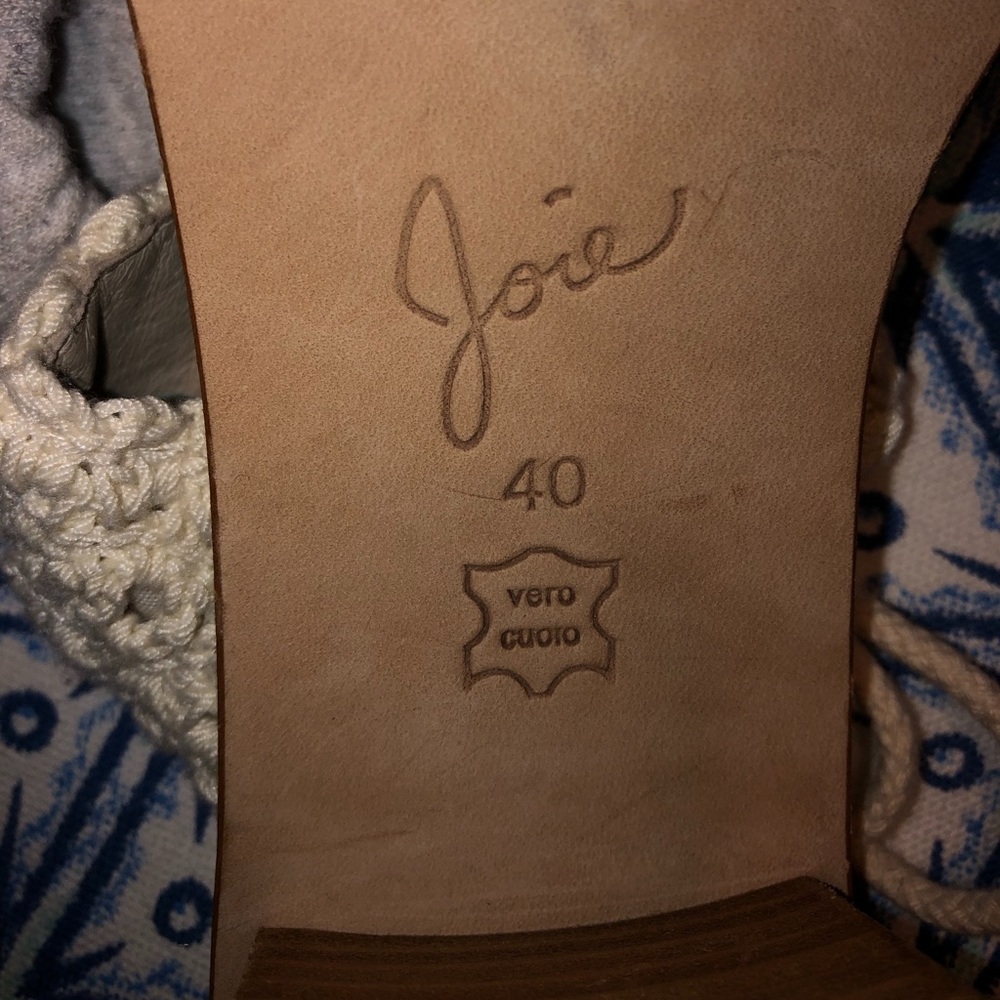 NWT!! JOIE Crochet Lace-Up Heal - Picture 6 of 12